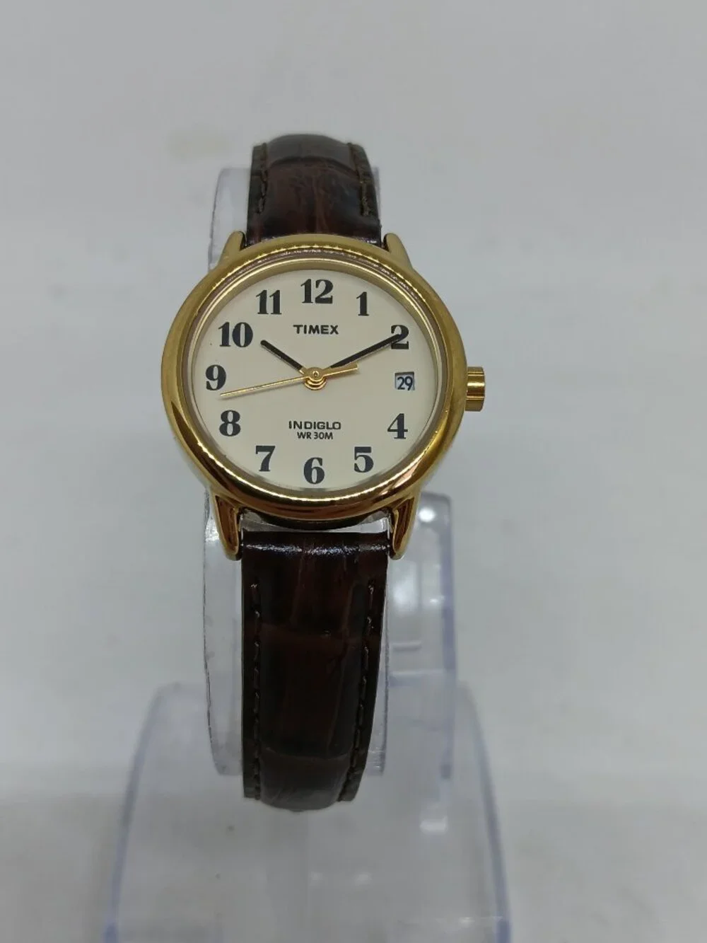 Timex Indiglo Easy Reader T20071 Women's 25mm Japanese Quartz Watch NEW BATT